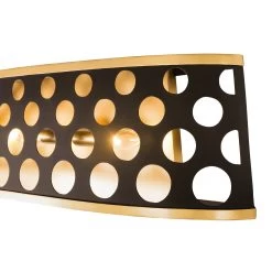 Bailey 346B04MBFG 4-Light Vanity Light - Matte Black/French Gold 7 Bailey 346B04MBFG 4-Light Vanity Light - Matte Black/French Gold -Hanging Lighting 346B04MBFG 2