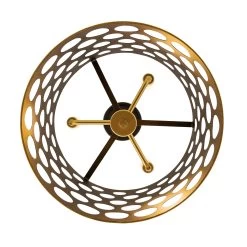 Bailey 346P03MBFG 3-Light Convertible Pendant/Semi-Flush - Matte Black/French Gold -Hanging Lighting 346P03MBFG 4