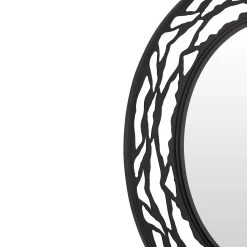 Kato 348MI33CB 33-in Round Mirror - Carbon -Hanging Lighting 348MI33CB Detail 1