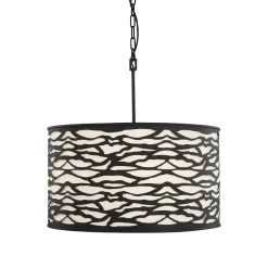 Kato 348P05CB 5-Light Pendant Light - Carbon Black -Hanging Lighting 348P05CB