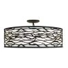 Kato 348S06CB 6-Light Ceiling Light - Carbon Black -Hanging Lighting 348S06CB 2