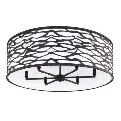 Kato 348S06CB 6-Light Ceiling Light - Carbon Black -Hanging Lighting 348S06CB 3
