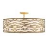 Kato 348S06HG 6-Light Ceiling Light - Havana Gold -Hanging Lighting 348S06HG 1