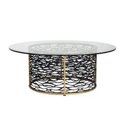Kato 348TC46HGCB Coffee Table - Havana Gold/Carbon -Hanging Lighting 348TC46HGCB