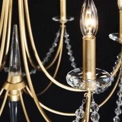 Brentwood 350C06FG 6-Light Chandelier - French Gold -Hanging Lighting 350C06FG 5
