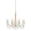 Brentwood 350C08FG 8-Light Chandelier - French Gold -Hanging Lighting 350C08FG 2