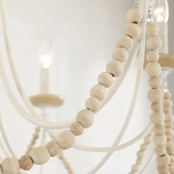 Brentwood 350C10CW 10-Light Chandelier - Country White 15 Brentwood 350C10CW 10-Light Chandelier - Country White -Hanging Lighting 350C10CW 3