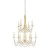 Brentwood 350C10FG 10-Light Chandelier - French Gold -Hanging Lighting 350C10FG 1