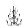 Brentwood 350C18CB 18-Light Chandelier - Carbon Black -Hanging Lighting 350C18CB 1