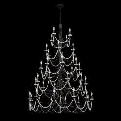 Brentwood 350C40CB 40-Light Chandelier - Carbon -Hanging Lighting 350C40CB 3