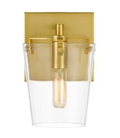 Arlo 351B01BLSB 1-Light Vanity Light - Black/Satin Brass -Hanging Lighting 351B01BLSB 2