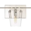 Arlo 351B03BLPN 3-Light Vanity Light - Black/Polished Nickel