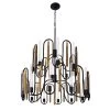 Darden 354P20MBAG 20-Light Pendant Light - Matte Black/Antique Gold 2 Darden 354P20MBAG 20-Light Pendant Light - Matte Black/Antique Gold -Hanging Lighting 354P20MBAG