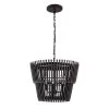 Apollo 355P03CB 3-Light Pendant Light - Carbon Black -Hanging Lighting 355P03CB