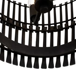 Apollo 355P03CB 3-Light Pendant Light - Carbon Black -Hanging Lighting 355P03CB 3