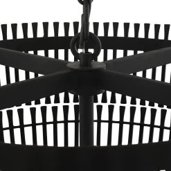 Apollo 355P06CB 6-Light Pendant Light - Carbon Black -Hanging Lighting 355P06MB 5