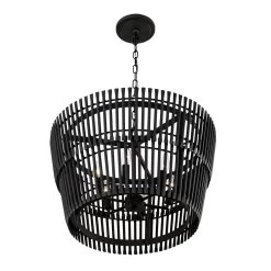 Apollo 355P06SCB Short Pendant Light - Carbon Black -Hanging Lighting 355P06SCB 2