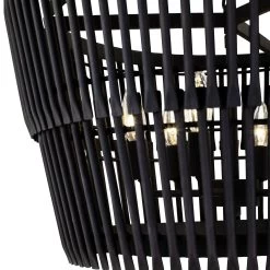 Apollo 355P06SCB Short Pendant Light - Carbon Black -Hanging Lighting 355P06SCB 4a