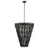 Apollo 355P08CB 8-Light Pendant Light - Carbon Black -Hanging Lighting 355P08MB