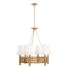 Nevis 360C06FG 6-Light Chandelier - French Gold -Hanging Lighting 360C06FG 1