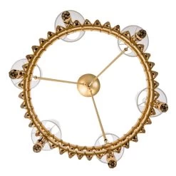 Nevis 360C06FG 6-Light Chandelier - French Gold 12 Nevis 360C06FG 6-Light Chandelier - French Gold -Hanging Lighting 360C06FG 5