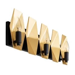 Malone 361B03MBFG Vanity Light Black Gold -Hanging Lighting 361B03MBFG 4