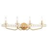 Monroe 363B04AG 4-Light Vanity Light - Antique Gold -Hanging Lighting 363B04AG 1