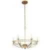 Monroe 363C06AG 6-Light Crystal Chandelier - Antique Gold -Hanging Lighting 363C06AG 1