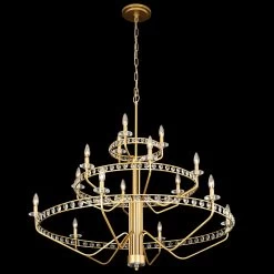 Monroe 363C15AG 15-Light Crystal Chandelier - Antique Gold 11 Monroe 363C15AG 15-Light Crystal Chandelier - Antique Gold -Hanging Lighting 363C15AG 3