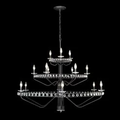 Monroe 363C15CB 15-Light Chandelier - Carbon Black 12 Monroe 363C15CB 15-Light Chandelier - Carbon Black -Hanging Lighting 363C15CB 3