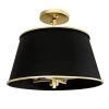 Coco 364S04MBFG 4-Light Semi-Flush - Matte Black/French Gold -Hanging Lighting 364S04MBFG