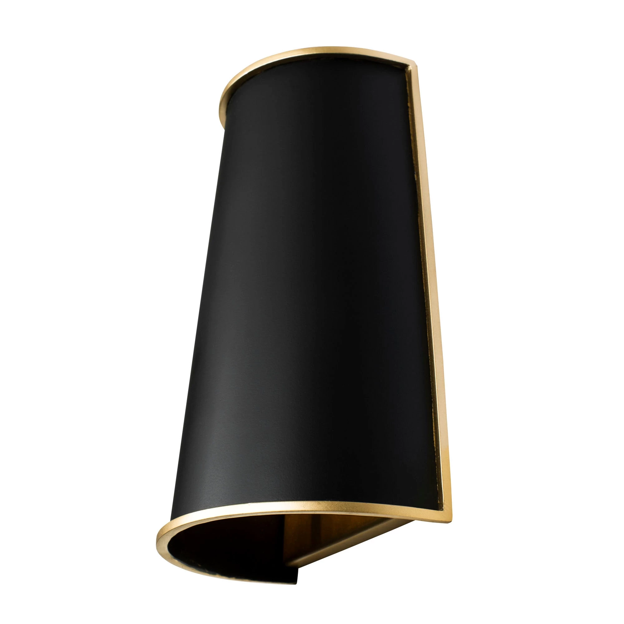 Coco 364W02MBFG 2-Light Wall Sconce - Matte Black/French Gold 4 Coco 364W02MBFG 2-Light Wall Sconce - Matte Black/French Gold - Image 2