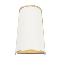 Coco 364W02MWFG 2-Light Wall Sconce - Matte White/French Gold -Hanging Lighting 364W02MWFG 3