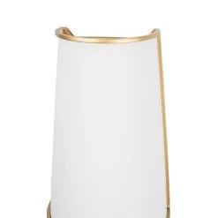 Coco 364W02MWFG 2-Light Wall Sconce - Matte White/French Gold -Hanging Lighting 364W02MWFG Detail 2
