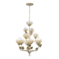 Pinion 365C06ZG 6-Light Chandelier - Zen Gold -Hanging Lighting 365C06ZG 2
