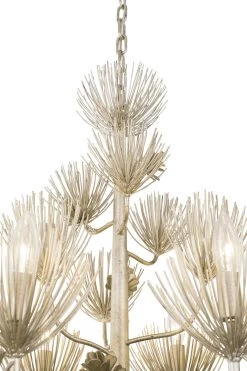 Pinion 365C06ZG 6-Light Chandelier - Zen Gold -Hanging Lighting 365C06ZG Detail 1