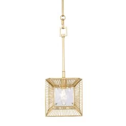 Arcade 366M01FG 1-Light Mini Pendant Light - French Gold 15 Arcade 366M01FG 1-Light Mini Pendant Light - French Gold -Hanging Lighting 366M01FG