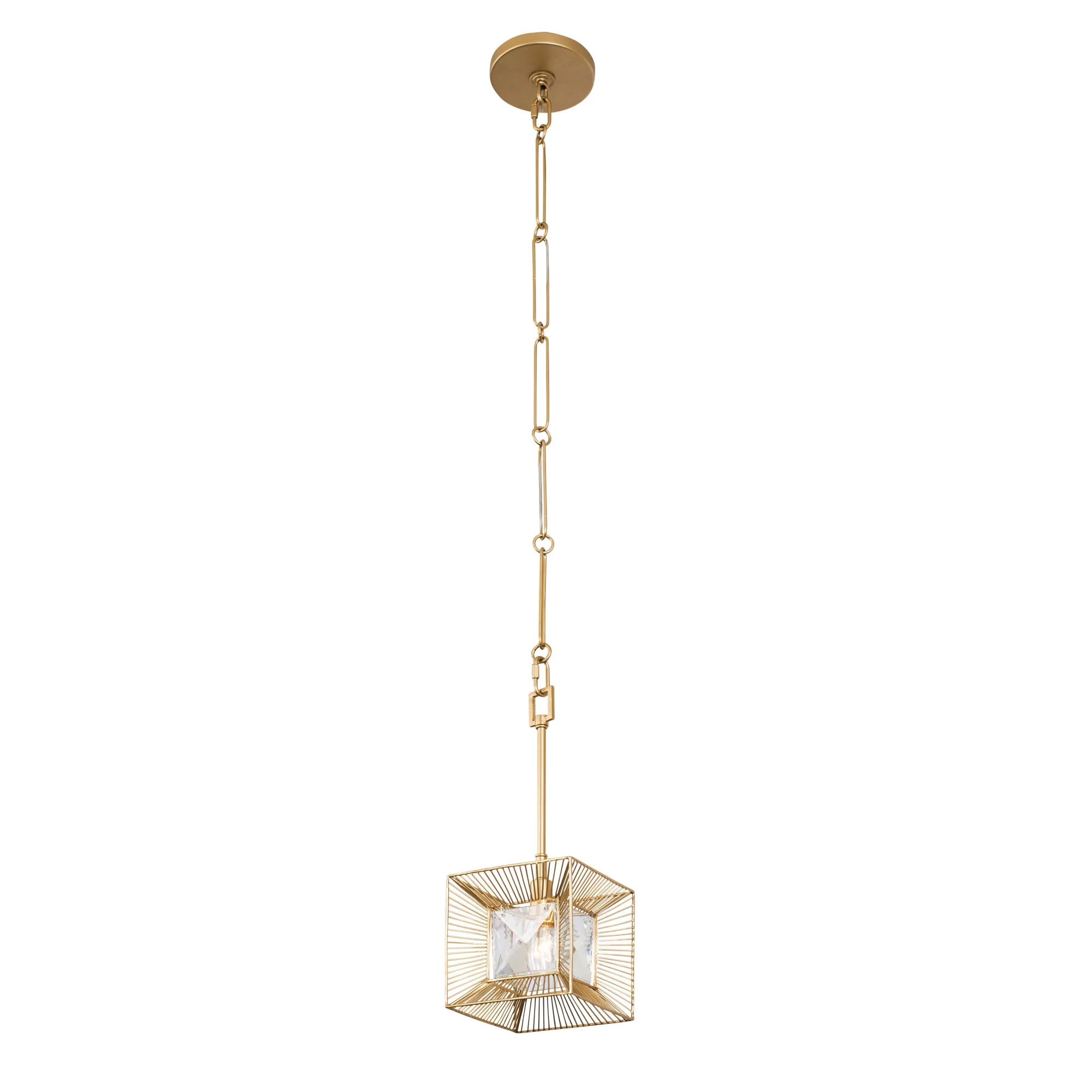 Arcade 366M01FG 1-Light Mini Pendant Light - French Gold 5 Arcade 366M01FG 1-Light Mini Pendant Light - French Gold - Image 3