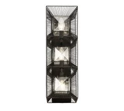 Arcade 366W03CB 3-Light Wall Sconce - Carbon -Hanging Lighting 366W03CB 3