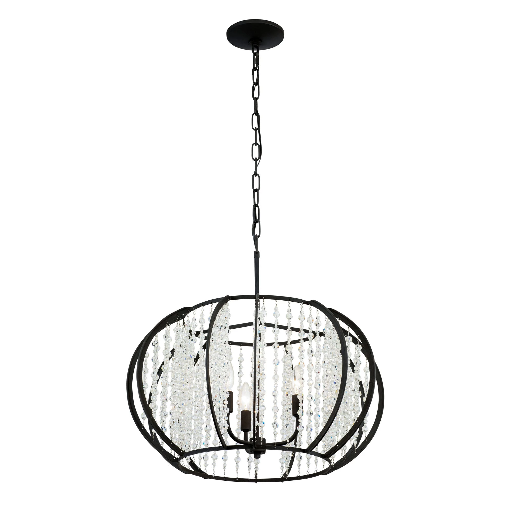 Caesar 367P03CB 3-Light Pendant Light - Carbon 5 Caesar 367P03CB 3-Light Pendant Light - Carbon - Image 3
