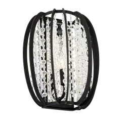 Caesar 367W01CB 1-Light Wall Sconce - Carbon -Hanging Lighting 367W01CB 5