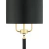 Secret Agent 368W02GOB 2-Light Wall Sconce - Painted Gold/Black Leather