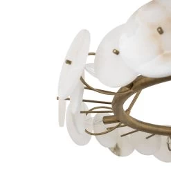 Cosmos 370C06HG 6-Light Chandelier - Havana Gold -Hanging Lighting 370C06HG Detail 1