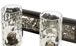 Hammer Time 371B02CBPS 2-Light Vanity Light - Carbon/Polished Stainless -Hanging Lighting 371B02CBPS Detail 1