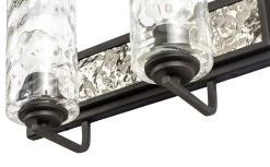 Hammer Time 371B02CBPS 2-Light Vanity Light - Carbon/Polished Stainless -Hanging Lighting 371B02CBPS Detail 2