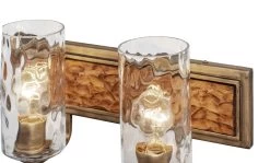 Hammer Time 371B02HGC 2-Light Vanity Light - Havana Gold/Cinnamon -Hanging Lighting 371B02HGC Detail 1