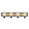 Hammer Time 371B04CBFG 4-Light Vanity Light - Carbon/French Gold 2 Hammer Time 371B04CBFG 4-Light Vanity Light - Carbon/French Gold -Hanging Lighting 371B04CBFG 1