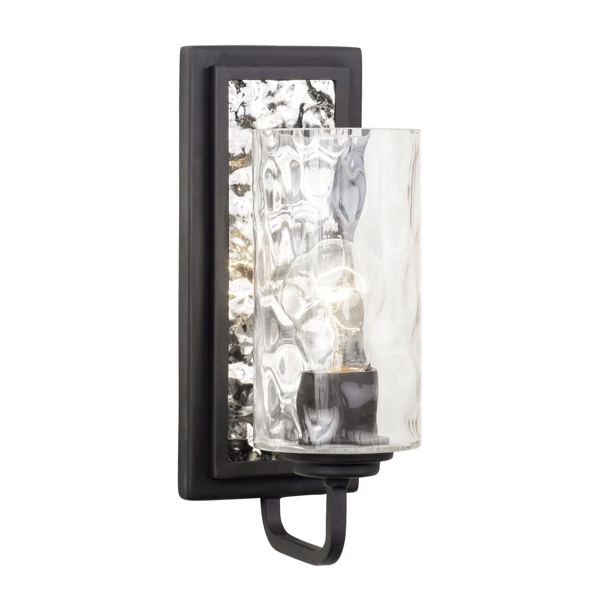Hammer Time 371W01CBPS 1-Light Wall Sconce - Carbon/Polished Stainless 6 Hammer Time 371W01CBPS 1-Light Wall Sconce - Carbon/Polished Stainless - Image 4