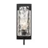 Hammer Time 371W01CBPS 1-Light Wall Sconce - Carbon/Polished Stainless -Hanging Lighting 371W01CBPS 1