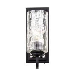 Hammer Time 371W01CBPS 1-Light Wall Sconce - Carbon/Polished Stainless 8 Hammer Time 371W01CBPS 1-Light Wall Sconce - Carbon/Polished Stainless -Hanging Lighting 371W01CBPS 3